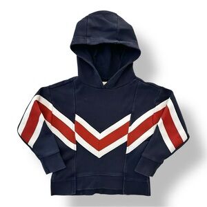 Free Assembly | Hooded Chevron Pattern Pullover Sweatshirt (4-5 yrs)